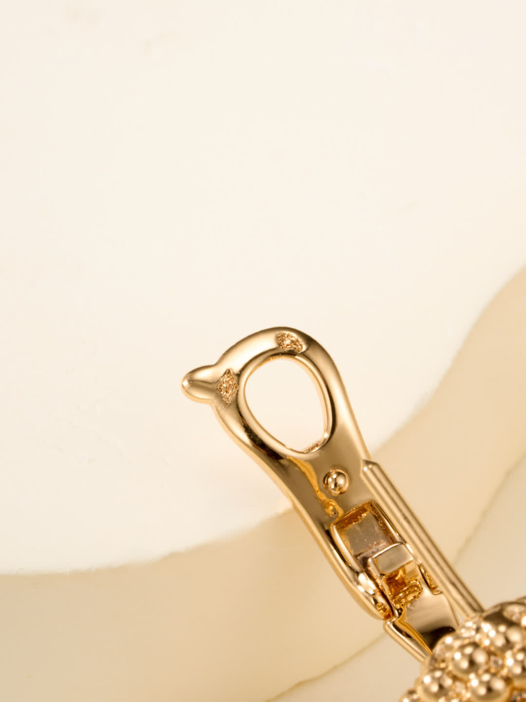 Elegant Gold and Silver Hoop Earrings with Crystal Accents